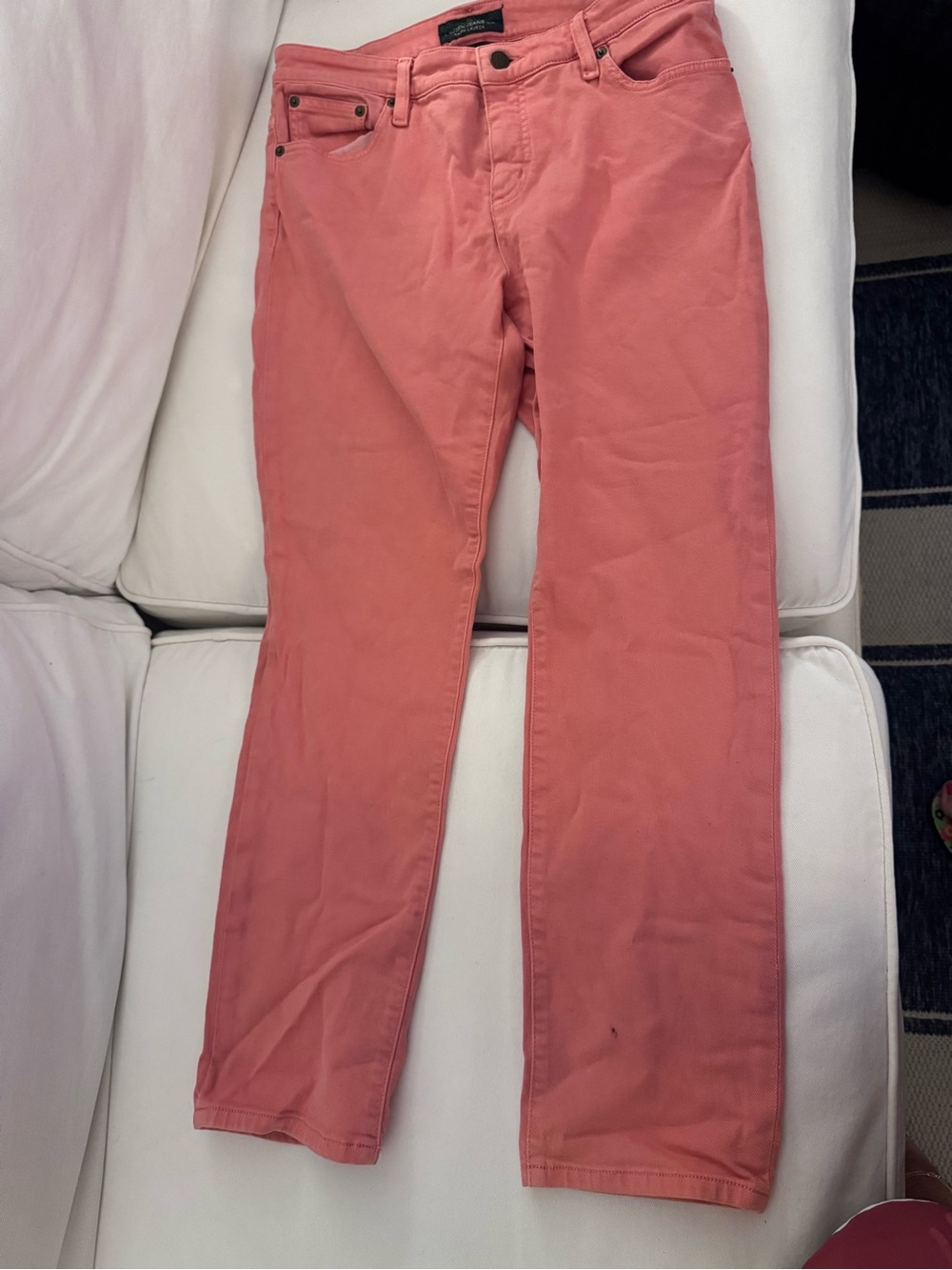 Lauren Ralph Lauren Coral Straight-Leg Jeans